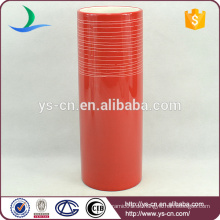 Zylinder rot Dolomit Vase